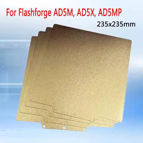 Magnetic AD5M AD5X PEI Sheet for Flashforge Adventurer 5X/5M/5M Pro Build Plate Flexible Heated Bed