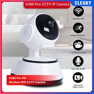 [Elesky] V380 Pro CCTV IP Camera 1080P HD CCTV Camera For House CCTV Wireless Connect Phone With CCTV Camera Wifi 360 Wireless Outdoor IP Camera Two Way Audio Night Vision For Baby Monitor Home Office Factroy