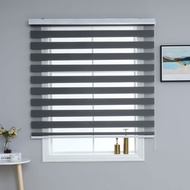 60x180/80x180/100x180/120x180/140x180cm size Venetians korean zebra duo roller blinds for windows