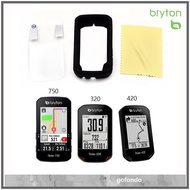 Bryton Rider 750 750SE 420 320 15 NEO Protective Cover Silicone Case BLACK Screen Tinted