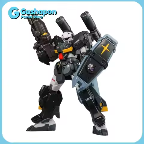 Zhanmo HG 1/144 G-Line Black Armor Standard RX-81 ST Plastic Model Kit with Display Stand Collectibl