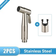 Towayer Protable Bidet Toilet Sprayer Stainless Steel Handheld Bidet Faucet Spray Home Bathroom Shower Head Cleaning Accessories