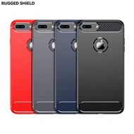 iPhone 8 Plus Carbon Fiber Apple 8 Shock-Resistant Phone Case iPhone8 Protective Casing iPhone Case