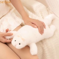 SEYAN Plush Ferret Stuffed Toy, Realistic Design Soft Fluffy Ferret Plush Toy, Lovely Doll Lifelike 