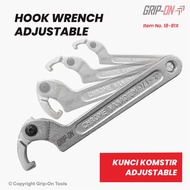 Grip-On AdjustableHOOK Wrench - Flexible Steering Wheel Wrench - Flexible Hook Wrench