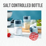 Salt Controlled Bottle / Glass bottle / Dustproof seasoning jar / Quantitative salt dispenser