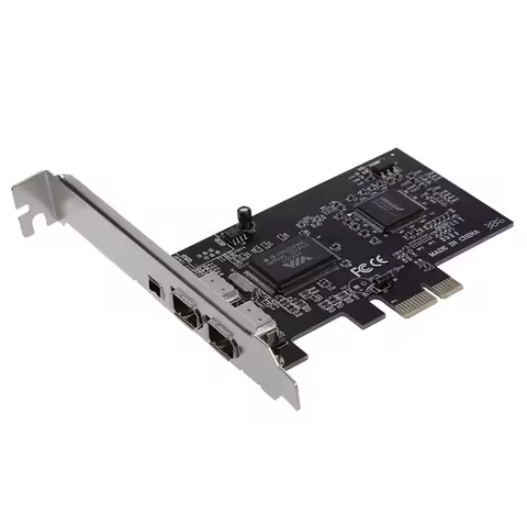 PCI Express X1 PCI-E Firewire 1394A IEEE1394 Controller Card 3 Port For Desktop