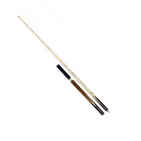 Budget-friendly High Quality 57'' 2-pieces 3/4-PC Ash Wood Shaft Snooker Cue with 9mm Cue Tip for Sa