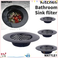 WTTLE Sink Strainer, Stainless Steel With Handle Drain Filter, Durable Floor Drain Anti Clog Black Mesh Trap Kitchen Bathroom Accessories