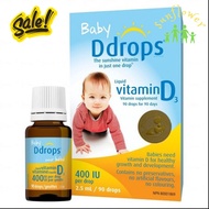 Baby Ddrop Vitamin D3 400 IU 90 Giọt Cho Bé Sơ Sinh Của Canada