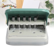 VBESTLIFE 5 Hole Paper Puncher  Portable Handheld Multifunctional Loose Binders Binding Systems Mach