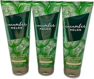 Bath and Body Works Cucumber Melon Triple Moisture Body Cream 3 Pack