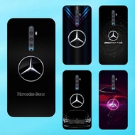 Oppo Reno 2F Black Bezel Phone Case Mercedes Brand