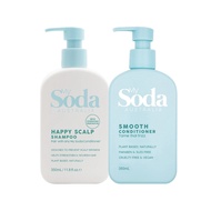 [แพ็กคู่] มายโซดาออสเตรเลียแชมพูแฮปปี้สกาล์ปและครีมนวดผมสมูท สูตรอ่อนโยนต่อเส้นผมและหนังศรีษะ ช่วยผม