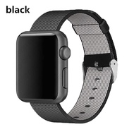 Woven Nylon Strap For Apple Watch band 44mm 40mm 45mm 41mm 38mm 42mm Fabric correa bracelet iWatch serie 7 6 4 3 se 8 ultra 49mm
