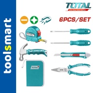 Set of 6 hand tools TOTAL THKTHP90066 (Tools)