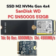 NVMe Sandisk WD PC SN5000S 512GB - Floor - Likenew - sk 100% - SSD M2 PCIe Gen 4x4