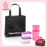 Tupperware Black Series Gift Executive Eco Set 1.25L 600ml Pink One Touch Canister 650ml Freezermate Bekas Lunch Box