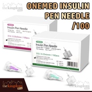 onemed Insulin Pen Needle 31G 32G 0.23x4mm 0.25x5mm /100 Single Use Sterile Non Pyrogenic Box Dispos