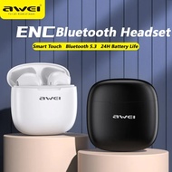 Awei T26 Pro TWS Earphone Wireless Bluetooth 5.3 Headphones IPX6 Waterproof Stereo HIFI Headsets Noise Canceling Earbuds with Mic