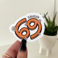 Waterproof Sticker "Cancer" - cute Cancer stickers, buy in bulk, cheap price M000328-4