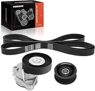 A-Premium Engine Serpentine Belt Drive Kit Compatible with Mercedes-Benz C240, C55 AMG, E320, E500,