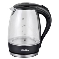 ◄₪(FREE BUBBLE WRAPPING) Elba 1.7L Glass Jug Kettle EJKF1723G(BK)
