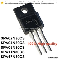 5PCS SPA02N80C3 02N80C3 SPA04N80C3 04N80C3 SPA06N80C3 06N80C3 SPA11N80C3 11N80C3 SPA17N80C3 17N80C3 