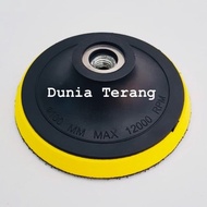 Rubber Pad SAB 4 in Blister Velcro Pad Round Sandpaper Pad