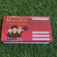 MERAH Independent Student Savings Book | Red red red | Lux Lux Lux Lux