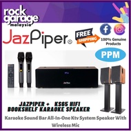 Jazpiper Karaoke Sound Bar All-In-One Ktv System With KS65 Hifi Bookshelf Karaoke Speaker ( KS-65 / KS 65 )