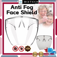 【Ready Stock】Face Shield Mask Anti Fog Face Shield Full Face Shield Large Mirror Protective Acrylic 脸罩 护脸罩
