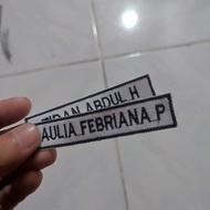 Custom Embroidered Name Bet Uniform | Size 1.8x8.5 cm | Model 8 Embroidery