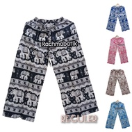 Women's Long Sleep Culottes Pants Women's Long Sleep Pants with Elephant Pattern