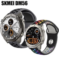 For SKMEI DM56 Smart Watch Strap Soft Silicone Rainbow Belt Sports Watchband Women Men Band