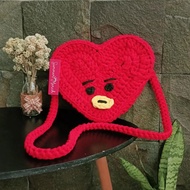 Custom BT21 Character Knitted Bag