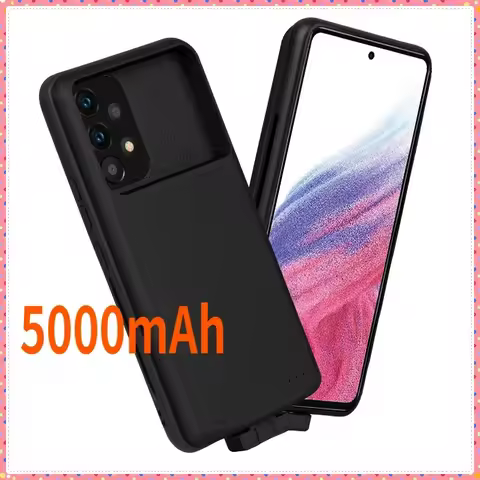 5000mAh Battery Charger Case for Samsung Galaxy a53 5G Wireless Charging Power Bank External Battery
