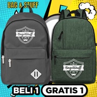 BUY 1 GET 1 FREE WATERPROOF SCHOOL BAG FOR ADULTS, MIDDLE SCHOOL, HIGH SCHOOL, VOCATIONAL SCHOOL, CO