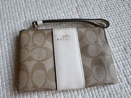 (清貨美國outlet) Coach Single zip wristlet 大散子包