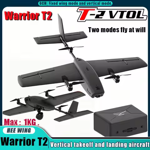 HEE WING T2 VTOL Drone PNP Vertical Takeoff Aircraft 1.2M Wingspan 1KG Load With Controller Storage 