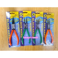 Black Hand 7 inch side opening pliers, curved and straight, squeeze in and out BH-425 BH-426 BH-427 