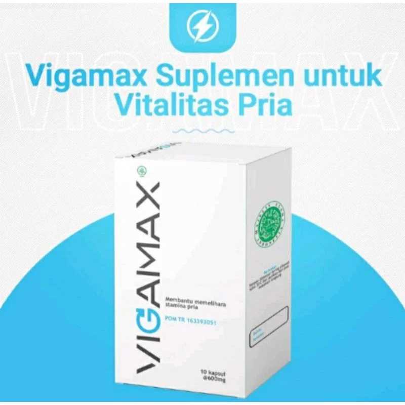 VIGAMAX ASLI ORIGINAL Suplemen Multivitamin Pria Obat Herbal Kesehatan Pria