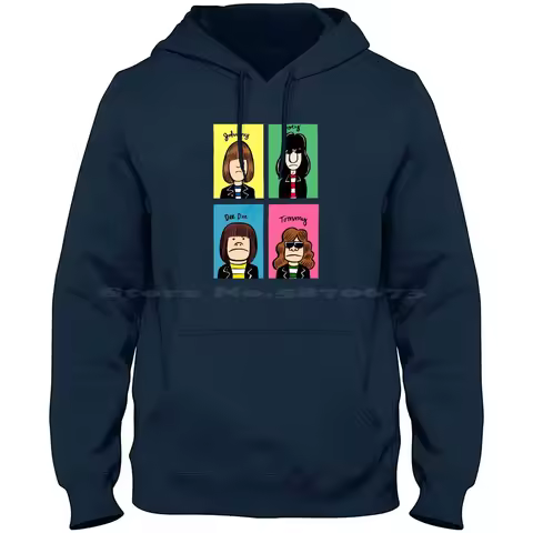 The Cartoonized 100% Pure Cotton Hoodie Tshirt Tom Delonge Mark Hoppus Travis Barker Macbeth Johnny 