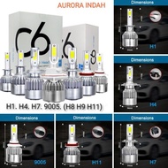 Zein Car Headlight Led Lights 1 Pcs Headlight C6 H1 H4 H7 H11 900