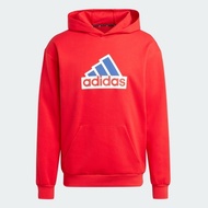 adidas Lifestyle Future Icons Badge of Sport Hoodie Men Red IS8338