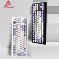 GMK87 Mechanical Keyboard Kits Ergonomic Keyboard VIA-programmable for Win/Mac [Woodrow.sg]