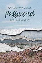 Quaderno delle password alfabetizzato da A a Z -107 pagine 4 per lettera, 312 password e siti - Tema