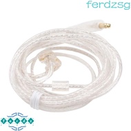JENNIFERDZSG KZ Earphones Cables, Silver Plated Upgrade Cable KZ Headphones Wire, With Microphone 3.
