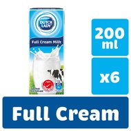 [Shop Malaysia] dutch lady purefarm uht milk - full cream (200ml x 6)