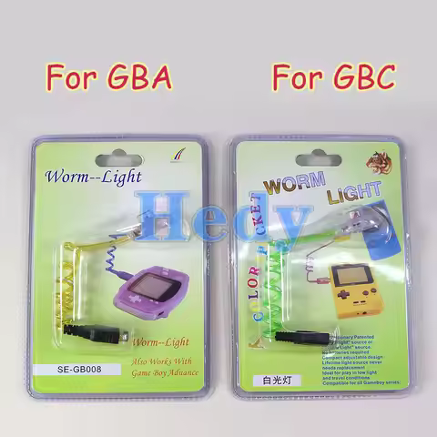 1PC Flexible Worm Light Lllumination LED Lamps For Gameboy Advance For GBA GBP GBC Game Console With